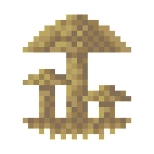 Pixelated Mushrooms T-Shirt