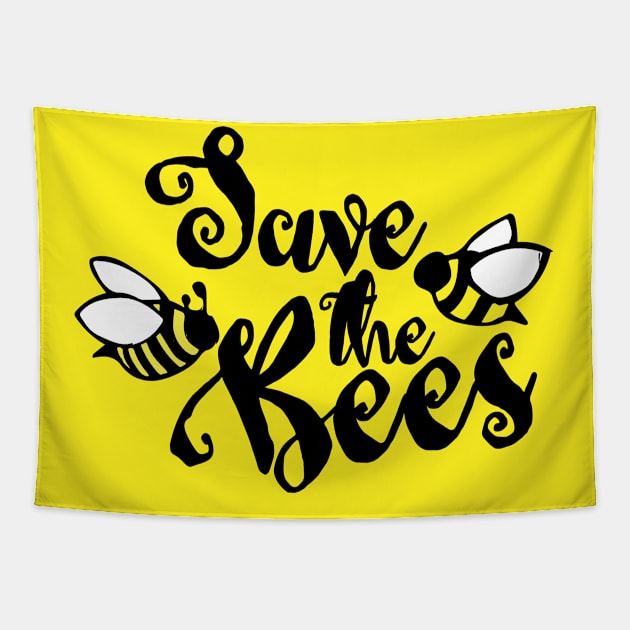 Save the Bees Tapestry by bubbsnugg