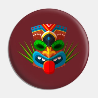 Tiki Mask Pin