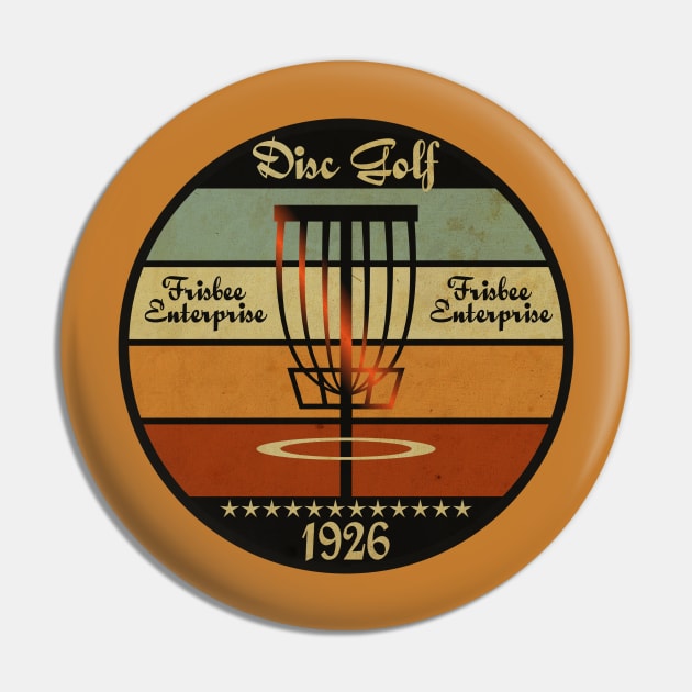 Vintage Disc Golf Pin by CTShirts