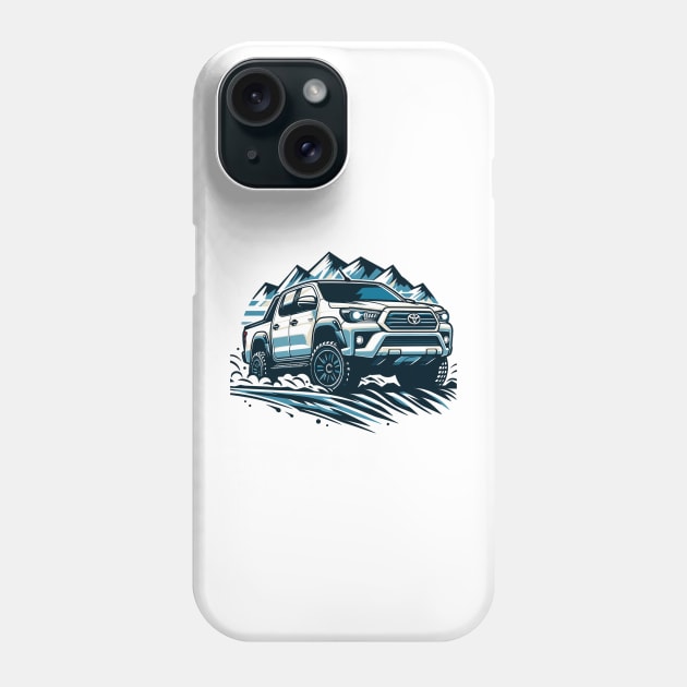 Toyota Hilux Phone Case by Vehicles-Art