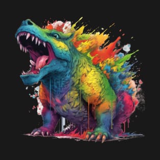 Beast of Radiant Fury: Rainbow Guardian Unleashed T-Shirt
