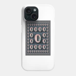 CAPITAL LETTER O. MAGIC CARPET Repeated Size Reductions Phone Case