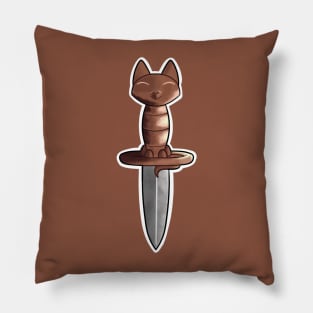 gatito blade Pillow