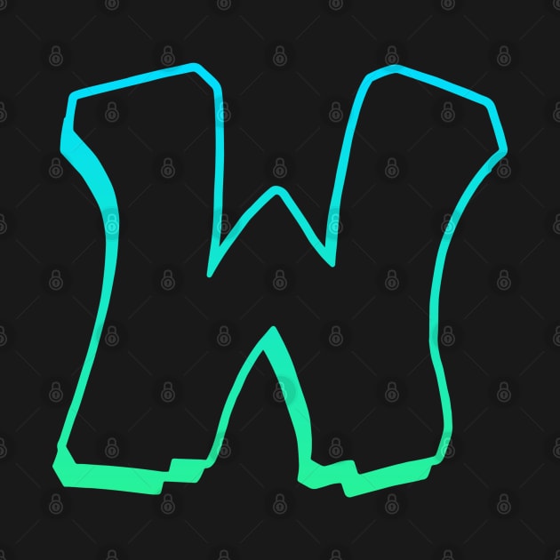 Letter W - Outline by Dmitri