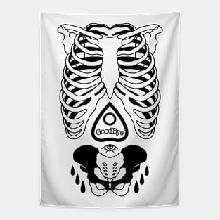 Occult Skeleton Tapestry