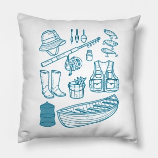 Fishing Time Pillow