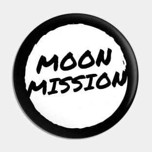 Moon Mission Artwork Pin