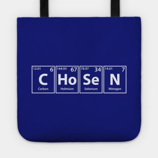 Chosen (C-Ho-Se-N) Periodic Elements Spelling Tote