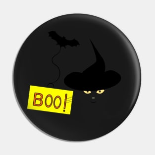 Cute cat disguised for Halloween Pin