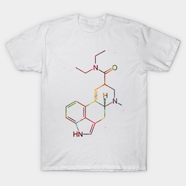 LSD Molecule - Molecule - T-Shirt | TeePublic