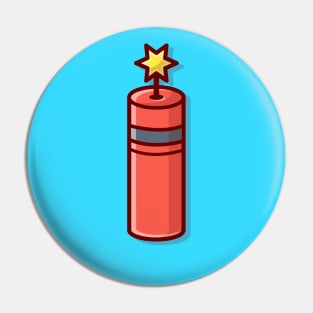 Bomb Cartoon Vector Icon Illustration (3) Pin