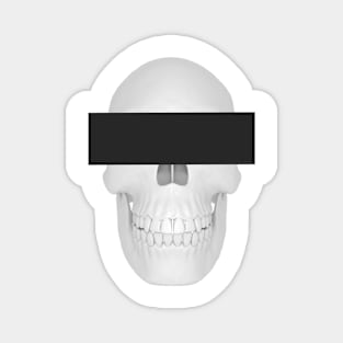 Censored Skull Magnet