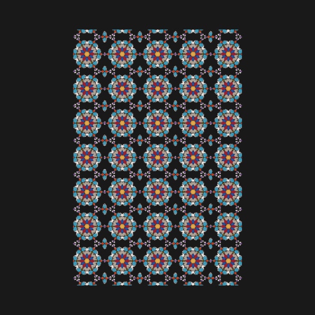 Floral Kaleidoscope Pattern by Amanda1775