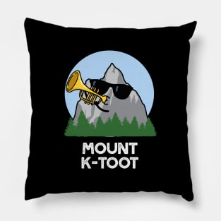 Mount K-Toot Funny Mountain Pun Pillow