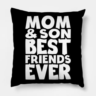 mom and son best friends ever - happy friendship day Pillow