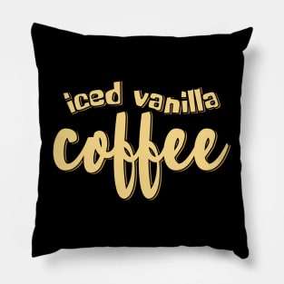 Iced Vanilla Coffee Pillow