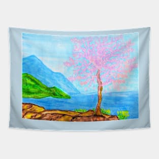 Cercis tree 2 Tapestry