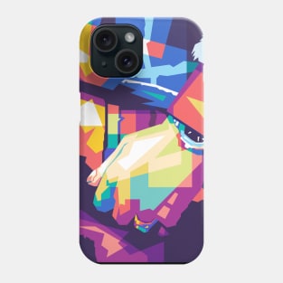 pop art man hand Phone Case