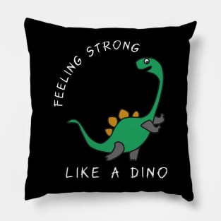 Strong like a Dino Pillow