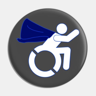 Super Accessibility Man Pin