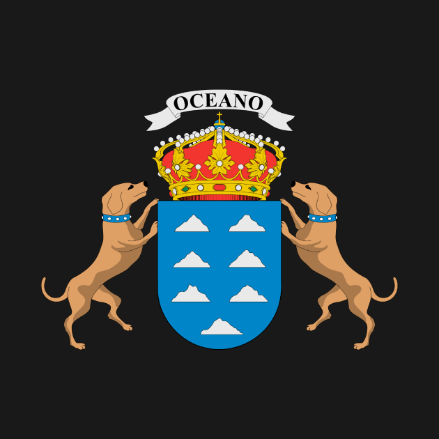 Coat of arms of Canary Islands by Wickedcartoons