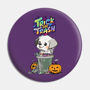 Trick or Trash Pin