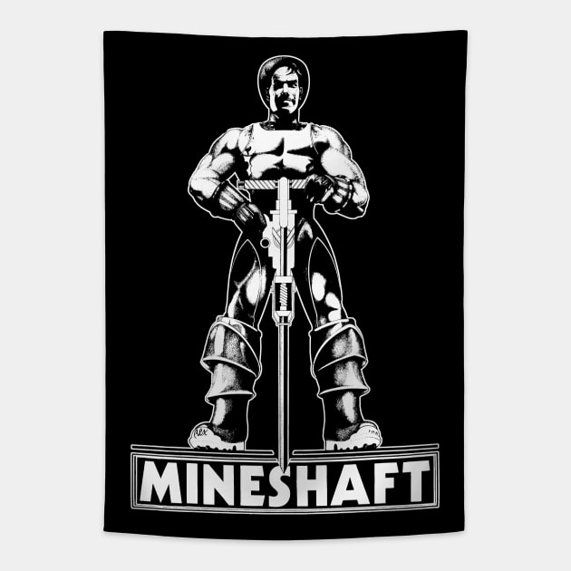 Mineshaft Vintage Retro Gay LGBT NYC New York 80s Leather Tapestry by WearingPride