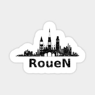 Rouen City - World Cities Series by 9BH Magnet