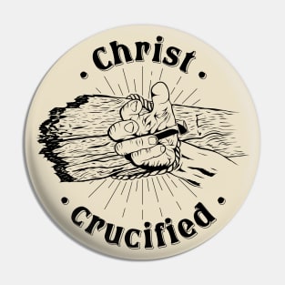 Christ Crucified, crucifixion Pin