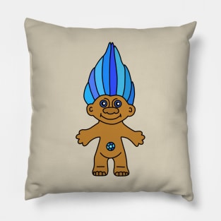 Blue Troll Pillow