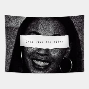 Jade Give Two Rides Tapestry