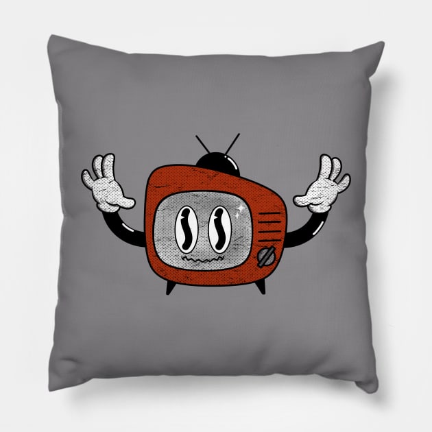 Feed the idiot box Pillow by Rae1976