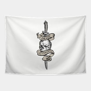 Death To Tyrants With Sword Tapestry