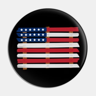 American Pallet Flag Pin