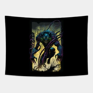 Displacer Beast D&D Monster Graffiti Tapestry