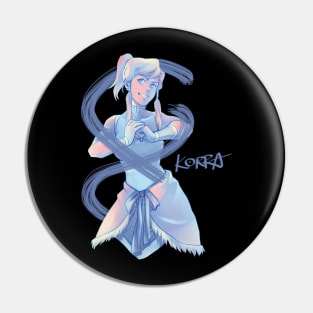 Korra Waterbander Pin