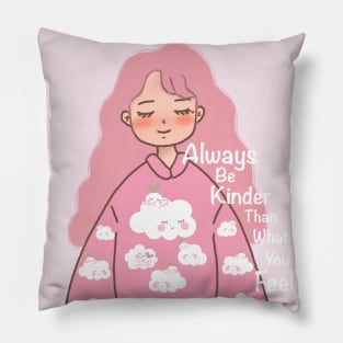 cloud girl Pillow