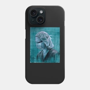 Medical Rep Lou - Drawing by Adelaide Artist Avril Thomas - South Australian Artist Phone Case