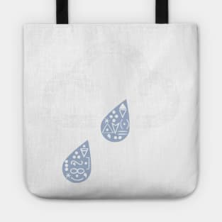 Cloud and rain weather map symbols Tote