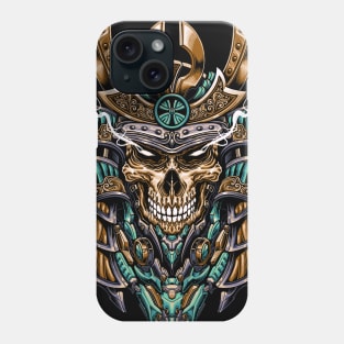Great Skull Samurai Mecha Illustration 1 Phone Case