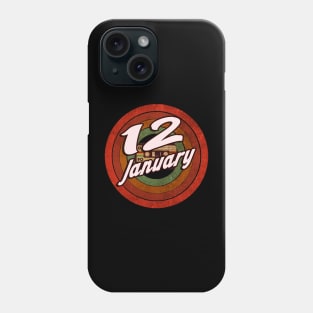 12 January Phone Case