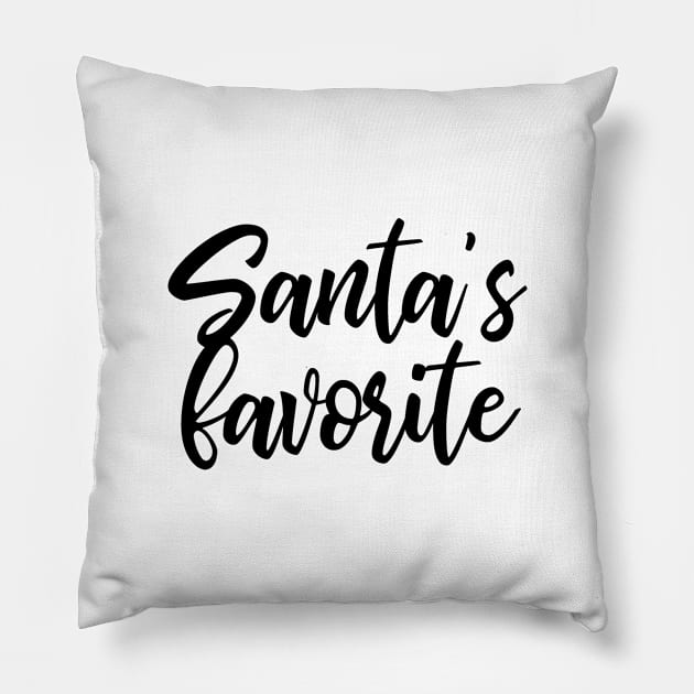 Santa's Favorite Pillow by PeachAndPatches