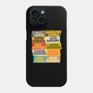 Legendary Movie Directors - Blockletter Typo Style Series Phone Case