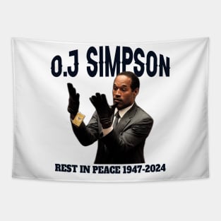 OJ Simpson Rest in Peace Tapestry