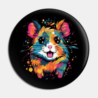 Hamster Smiling Pin