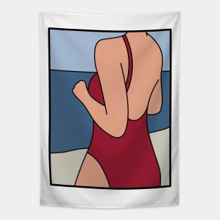 swimwear girl Tapestry