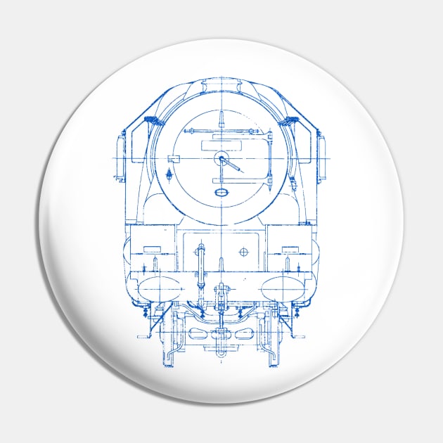 Steam Train Pin by Alchemia