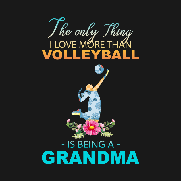 The Ony Thing I Love More Than Volleyball Is Being A Grandma by Thai Quang