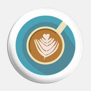 Flat White Pin